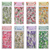 Cartelas Plantas&Flores Vintage - 6 unidades - loja online