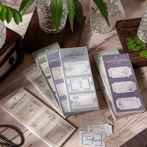 Bloco Stamp Garden 3 em 1 - 50 páginas