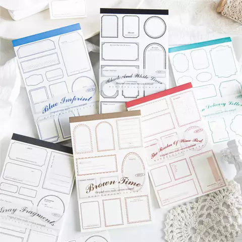 Bloco Molduras Diary Border - 30 páginas