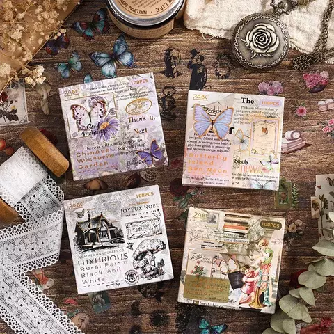 Box de Adesivos Vintage Times +de 500 adesivos