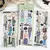Cartela Meninas Coreanas - comprar online