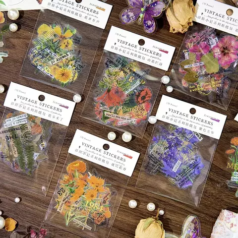 Sticker Frases em Flores - 10 peças