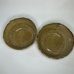 Bowl orgânico - Bege brilhante - Ateliê Siqueira - Cerâmica artesanal