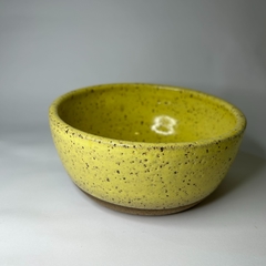 Bowl padrão - Amarelo brilhante - Ateliê Siqueira - Cerâmica artesanal