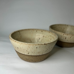 Bowl padrão - Palha acetinado - Ateliê Siqueira - Cerâmica artesanal
