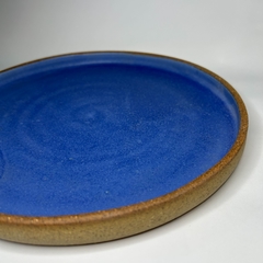 Prato salada aba reta - Azul ac. - comprar online