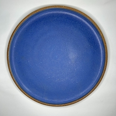 Prato salada aba reta - Azul ac. na internet