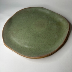 Prato sobremesa orgânico - Verde acetinado na internet