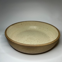 Travessa - Palha acetinado - Ateliê Siqueira - Cerâmica artesanal