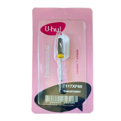PONTA TUNGSTENIO TAMBOR CONICO CORTE RETO U-HU 117XF060