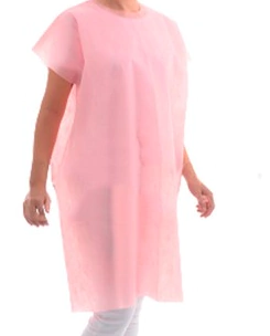 Avental TNT Manga Curta - Rosa