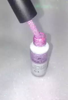 Esmalte em Gel Fino Spider Refletivos Rosa - Real Love 10ml