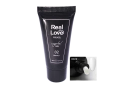 Polygel 2 Branco Crystal Led/Uv 30ml – Real Love