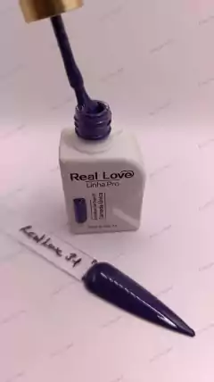 Esmalte em Gel Soak-Off Camada Única Linha Pro 10ml - Real Love