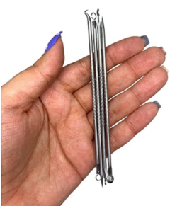 Kit com 04 Pinças para Remoção de Cravos