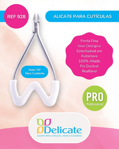 928 – Alicate Para Cutículas Mola M Cabo Longo DELICATE