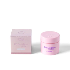Pó Acrílico com Glitter Vòlia 20g – Nude Shine