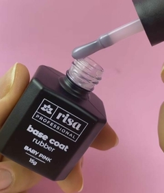 Base Coat Rubber baby Pink - Risa 15G