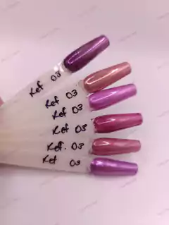 Pó Cromo unhas
