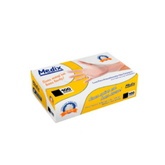 Luva Vinil para Procedimento sem Pó - Tam. M - MEDIX