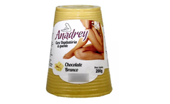 Cera Depilatoria á quente Anadrey - Chocolate Branco 200 Gr.