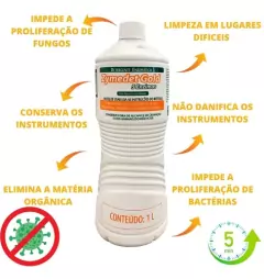 Detergente Enzimatico Zymedet Gold 5 Enzimas 1 Litro Anvisa