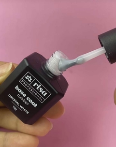 Base Coat Rubber Crystal White - Risa 15G