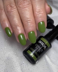 ESMALTE EM GEL VERDE MILITAR 10G BRILIA NAILS