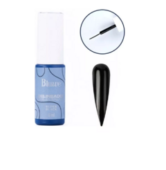 Esmalte Ponta Fina Super Black Bluwe