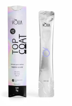Top Coat – White Glow Sachê 9g -Volia