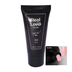 Polygel 04 Rosa Crystal Led/Uv 30ml – Real Love