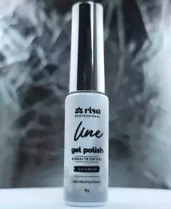 Esmalte Ponta Fina Branco Risa