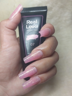 Polygel 07 Rosa Escuro Com Glitter Led/Uv 30ml – Real Love