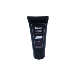 Polygel 02 branco Com Glitter Led/Uv 30ml – Real Love