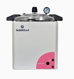 Autoclave Manicure 8 LITROS Solidsteel Podologia Anvisa 220v – ROSA