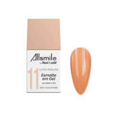 Esmalte em gel Linha Natural - Allsmile by Real Love -Frasco 10ml