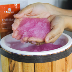 Jelly Spa Esfoliante - Limão Siciliano, Laranja e Pedra Pomes -140g