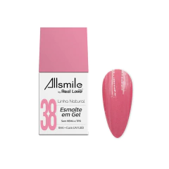 Esmalte em gel Linha Natural - Allsmile by Real Love -Frasco 10ml - Avila Eismann - TUDO PARA ALONGAMENTO DE UNHAS/CILIOS/DEPILAÇÃO