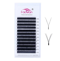 Cílos Fadvan Lashes Volume Brasileiro YY 0,07D Mix 8 ao 14mm