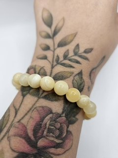 Pulseira de calcita amarela