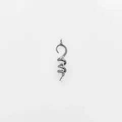 Colar de Serpente com Quartzo Transparente