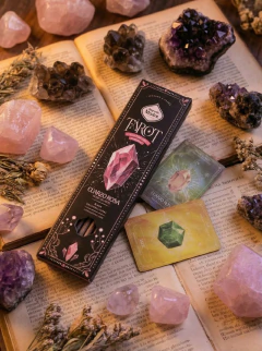Incenso Tarot Gemas Protetoras Quartzo Rosa - Sagrada Madre