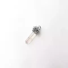 Pingente Cristal Quartzo Rosa com Estrelas do Mar - comprar online