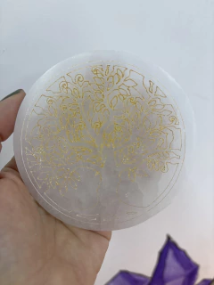 Placa de Selenita Arvore na internet