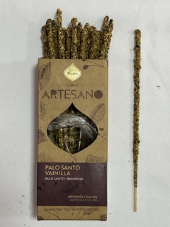 Incenso unitário palo santo e baunilha - sagrada madre