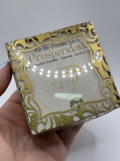 Kit caixa de cristais para prosperidade - Vale Dos Sonhos Artes