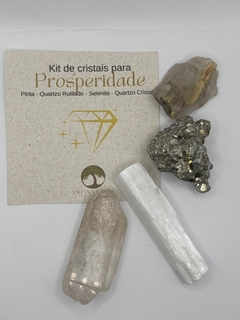 Kit caixa de cristais para prosperidade - comprar online