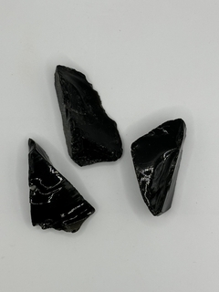 Obsidiana negra bruta p - comprar online