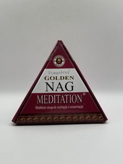 Incenso de cone meditation - vijayshree golden nag