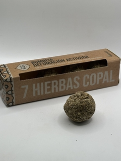 Bombinha de defumação - 7 ervas, copal